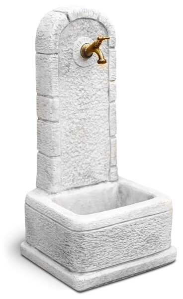 Fontana da Giardino Senza Rubinetto in Cemento Granulato di Marmo Perugia Grigio