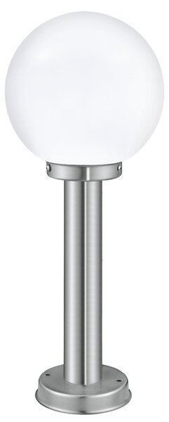 EGLO Nisia 1, lampada da terra in acciaio inox