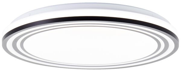 Lampada da soffitto a LED, Ø 49 cm, 5500 lumen, dimmerabile, CCT, bianco/nero