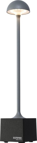 Sompex FLORA grigio Lampada da tavolo a batteria