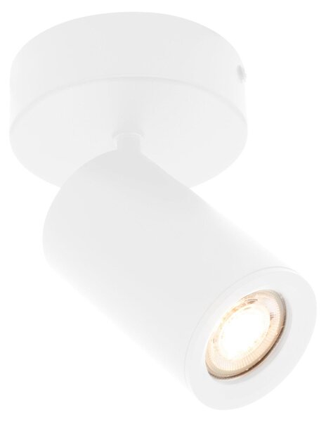 Ledvion, plafoniera a LED, bianca, 1 luce, attacco GU10, 3W, luce bianca neutra