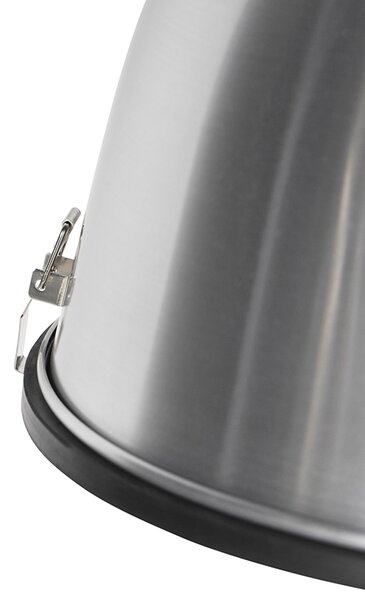 Lampada a sospensione industriale in alluminio 38 cm dimmerabile - Anteros