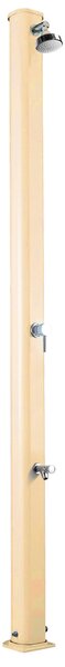 Doccia Solare da Giardino 25L Miscelatore e Lavapiedi Arkema Jolly S Champagne Bronze