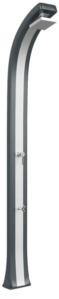Doccia da Giardino Miscelatore e Lavapiedi Arkema Spring Plus Fascia Inox Antracite