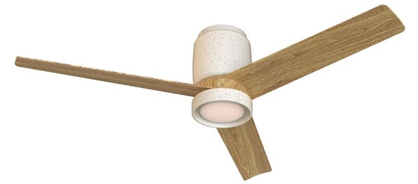 Ventilatore da soffitto LED Ceramica M bianco DC silenzioso CCT - Mantra Mantra Iluminación, Ceramica M, dimmerabile, Bianco, Soggiorno, Metallo, Moderno