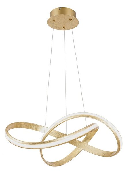 Lampada a sospensione di design oro con LED 60 cm - Belinda