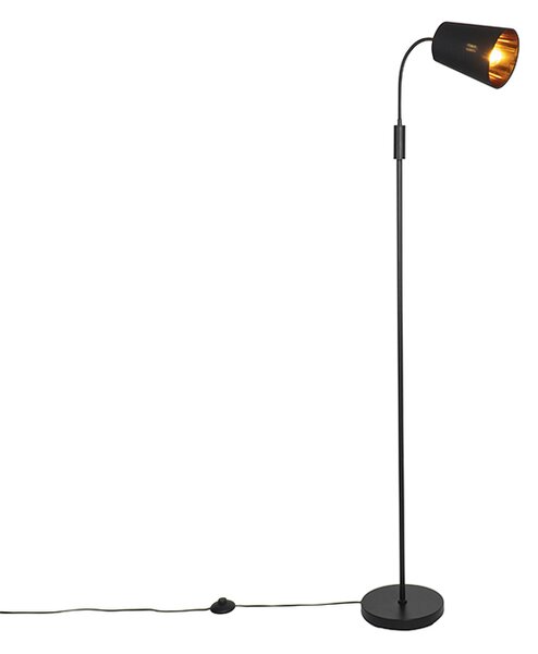 Lampada da terra moderna nera - Carmen