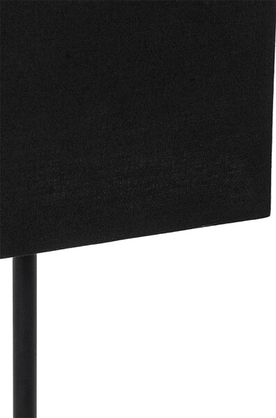 Lampada da tavolo moderna con paralume in tessuto nero con oro - VT 1