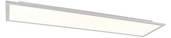 Plafoniera in acciaio da 120cm con telecomando a led - LIV