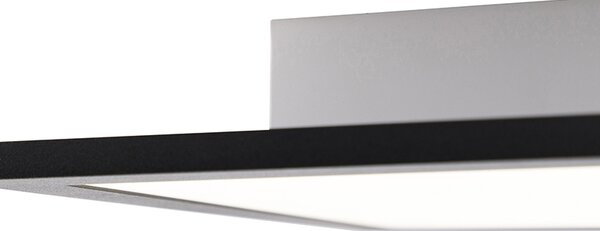 Plafoniera moderna nera 120 cm incl LED dimmerabile da caldo a freddo - Liv
