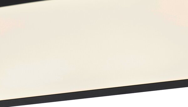 Plafoniera moderna nera 120 cm incl LED dimmerabile da caldo a freddo - Liv