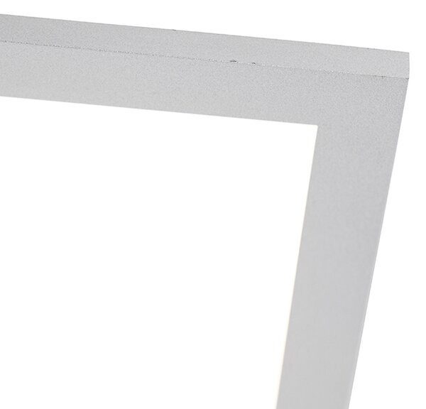 Plafoniera in acciaio 80 cm incl. LED con telecomando - Live
