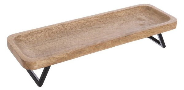 Vassoio in legno 16x46 cm Mango – Orion