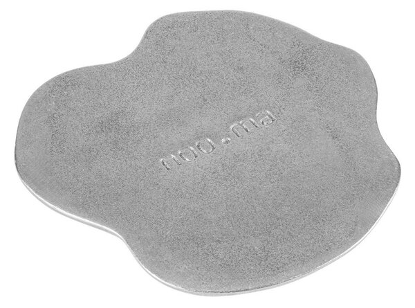 Set di sottobicchieri argentati in metallo 4 pz Plama – noo.ma