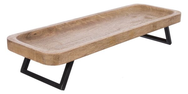 Vassoio in legno 16x46 cm Mango – Orion