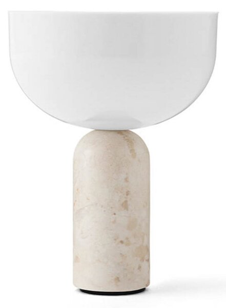 Lampade da tavolo New Works, Kizu, dimmerabile, Beige, Sala da pranzo, Marmo, Design