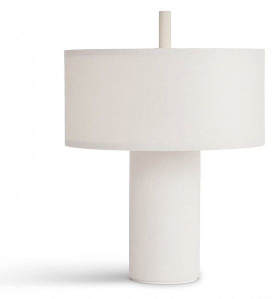 Lampade da tavolo New Works, Margin, dimmerabile, Bianco, Soggiorno, Tessuto / Tessile, Scandinavo