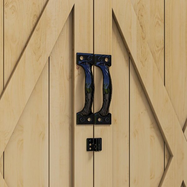 VivaGarden Armadietto da Esterno / Balcone in Legno 1 Anta Dimensioni 77.5x88x90 cm colore Legno Naturale