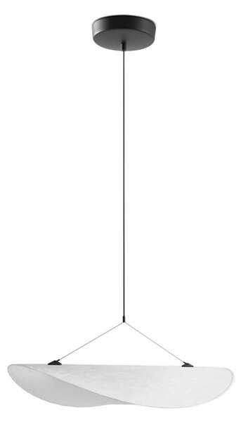 Lampada a sospensione New Works, Tense, dimmerabile, Bianco, Sala da pranzo, Tessuto / Tessile, Scandinavo