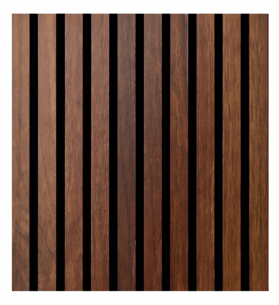 Divina Home Set 12 pz Pannello Decorativo a Listelli in Legno Doghe MDF e Feltro PET 60x60 Rivestimento Murale Fonoassorbente Noce chiaro - DH104819