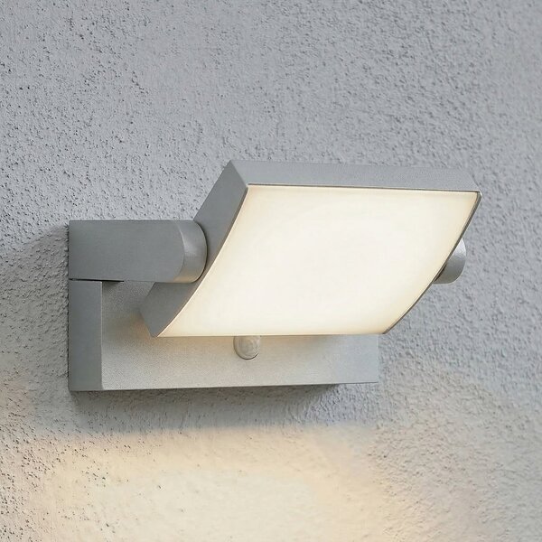 Lampade da esterno Lindby, Sherin, Grigio, Balcone, Alluminio, Moderno