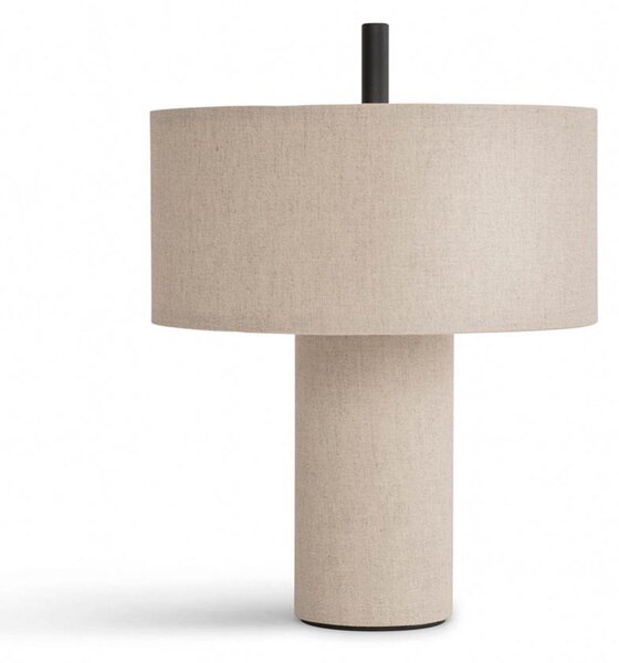 Lampade da tavolo New Works, Margin, dimmerabile, Beige, Soggiorno, Tessuto / Tessile, Scandinavo