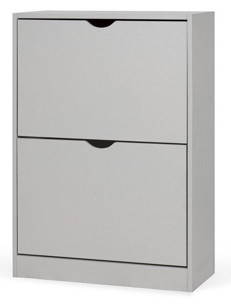 Scarpiera grigia con ante ribaltabili 60x82x24 cm Stelo – Bonami Essentials