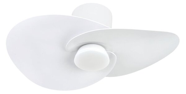 Ventilatore da soffitto LED Nenufar bianco DC silenzioso CCT - Mantra Mantra Iluminación, Nenufar, dimmerabile, Bianco, Soggiorno, Alluminio, Moderno