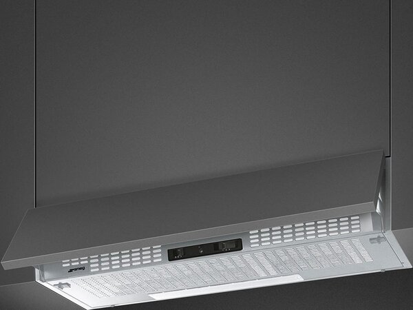 Smeg Cappa Cucina Aspirante Sottopensile Incasso Larghezza 90 cm Senza frontalino colore cappa Inox - KSEIR92SE2