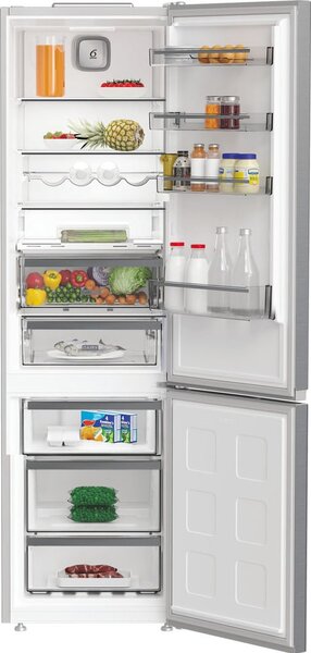 Whirlpool Frigorifero Combinato Capacit 355 Litri Classe energetica C Raffreddamento No Frost colore Acciaio Inox - WHK 26403 XP6E1