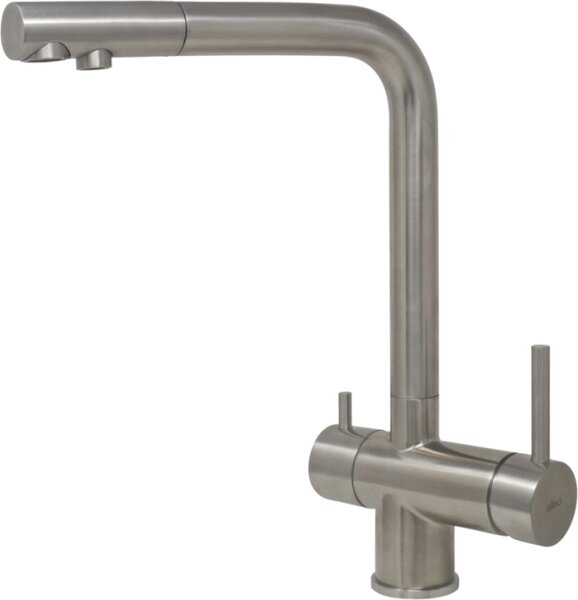 ELLECI Rubinetto Cucina Miscelatore Monocomando colore Acciaio Inox - MIKTOUIN Tourmaline Inox