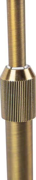 Lampada da tavolo bronzo con paralume in velluto coccodrillo 35cm - Parte