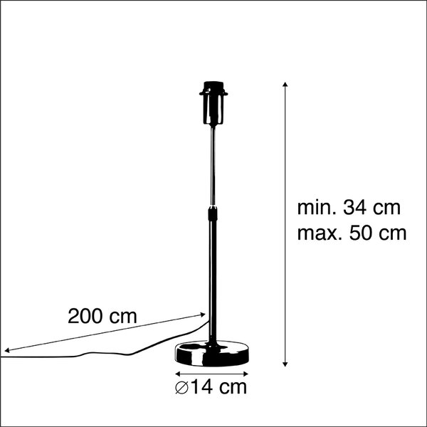 Lampada da tavolo dorata regolabile - Parte