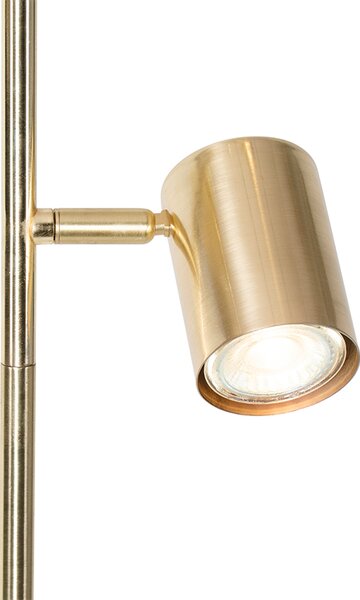 Lampada da terra moderna in ottone 3 luci - Jeana