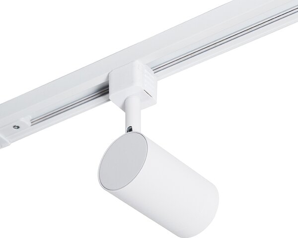 Sistema a binario moderno monofase con 14 faretti bianchi - Jeana