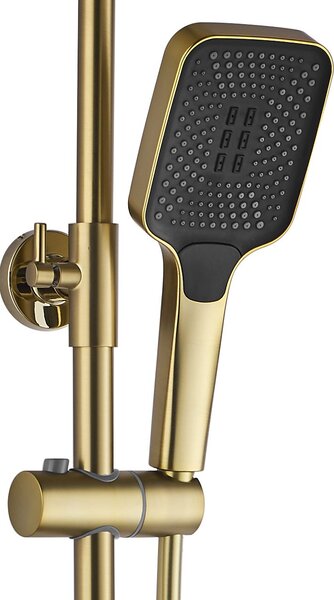 Set doccia con termostato REA ROB Gold Brush