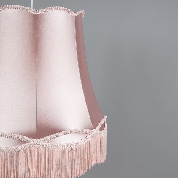 Lampada a sospensione retrò rosa 45 cm - Granny