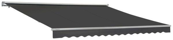 Tenda da sole grigia per terrazza 395 x 300 cm Garden Point