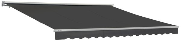 Tenda da sole grigia per terrazza 350 x 250 cm Garden Point