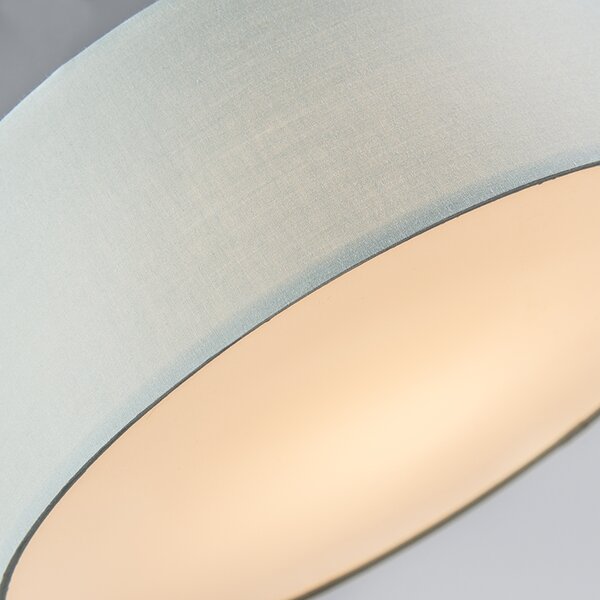 Lampada da soffitto verde 30 cm con LED - Drum LED