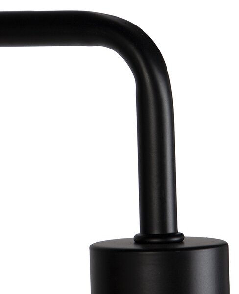 Lampada da terra moderna nera - Facil