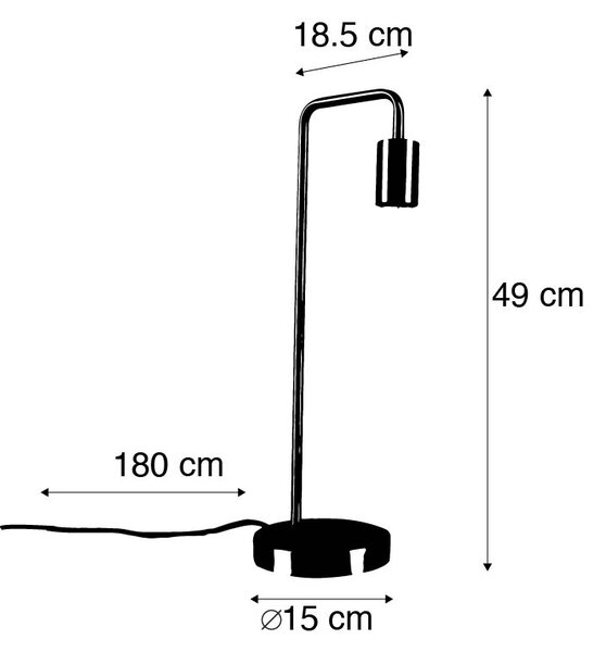 Lampada da tavolo Art Déco ottone - FACIL