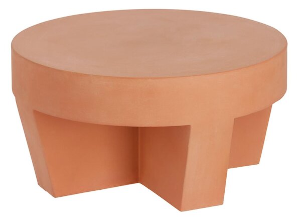 Tavolino Vilena terracotta Ø 60 cm