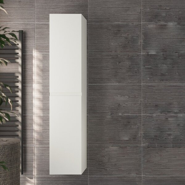 Colonna bagno 166 cm colore bianco opaco | LAC-EOLO-65 - KAMALU
