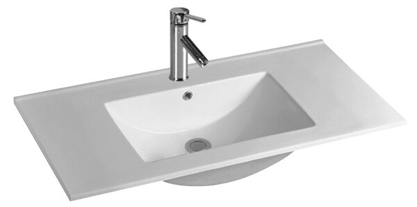 Kamalu mobile bagno sospeso 80 cm in rovere naturale spazzolato grezzo | lac-efesto-80
