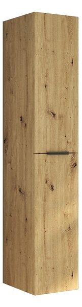 Colonna bagno 166 cm a due ante in rovere naturale | LAC-EFESTO-80 - KAMALU