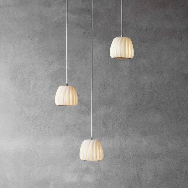 Tom Rossau Lampada a sospensione ST906 Mini, dimmerabile, Bianco / Opale, Soggiorno / Sala da pranzo, Carta / Lunolit / Lunopal, Scandinavo, Lampada a sospensione