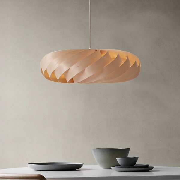Tom Rossau Lampada a sospensione TR5, dimmerabile, Legno chiaro, Soggiorno / Sala da pranzo, Legno, Scandinavo, Lampada a sospensione