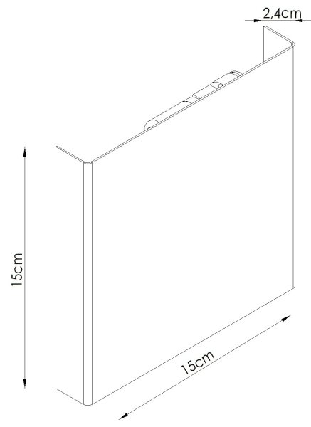 Sollux SL.2010 - Applique VANTA 2xG9/8W/230V nero
