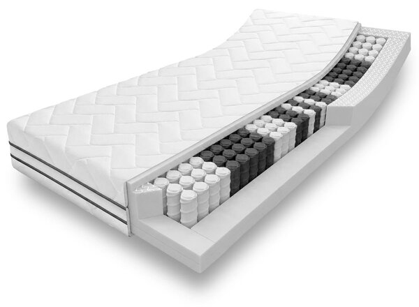 Materasso a molle insacchettate Classic, dimensioni 80 x 200 cm, altezza 23 cm, grado di rigidità H2/H3